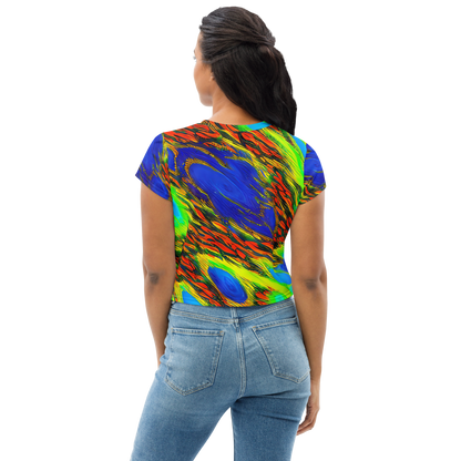 Women's Crop Tee - Hodgkin's Blaze