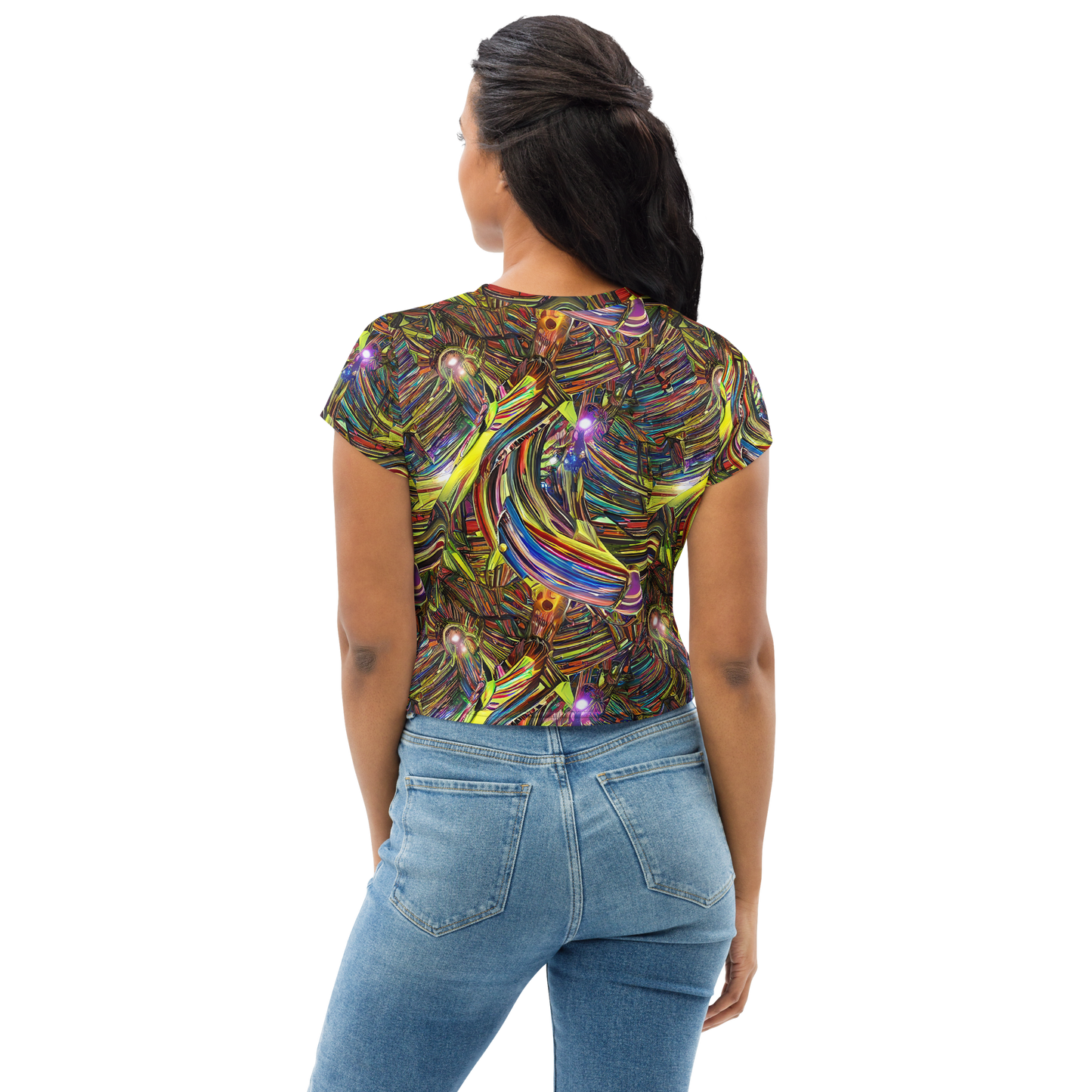 Women's Crop Tee - Quantum Palette