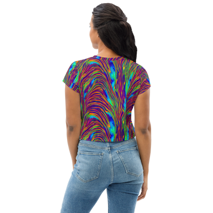 Women's Crop Tee - Lux Waves