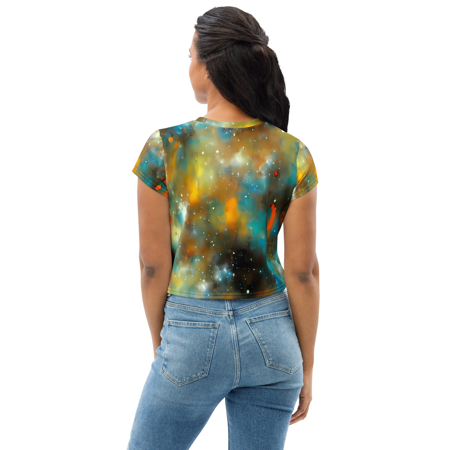 Women's Crop Tee - Abstract Tapestries