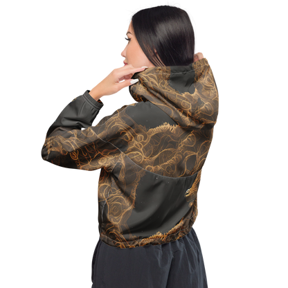 Women's Cropped Windbreaker - Kunkle's Knot