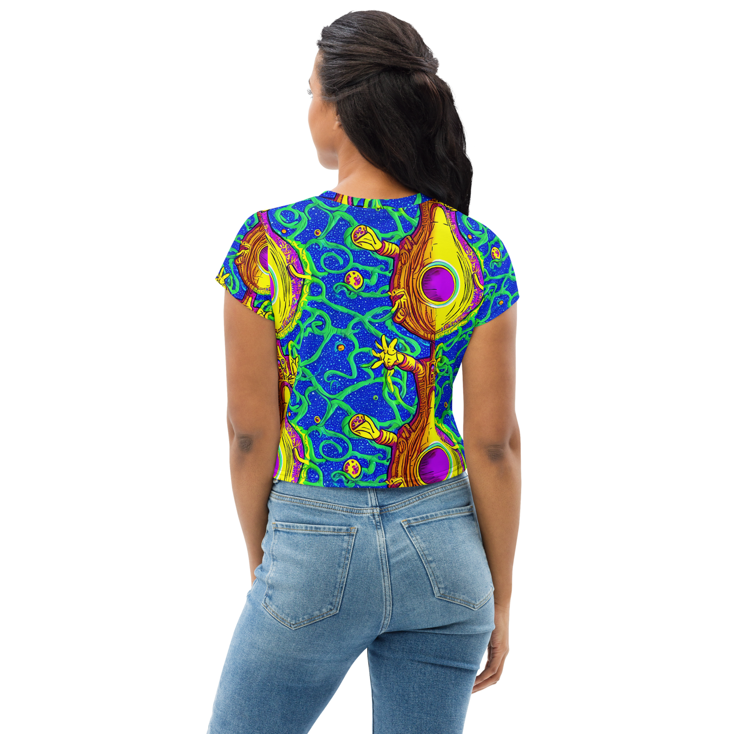 Women's Crop Tee - Sprawling Spectacle