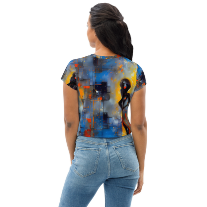 Women's Crop Tee - Neoblock Fusion