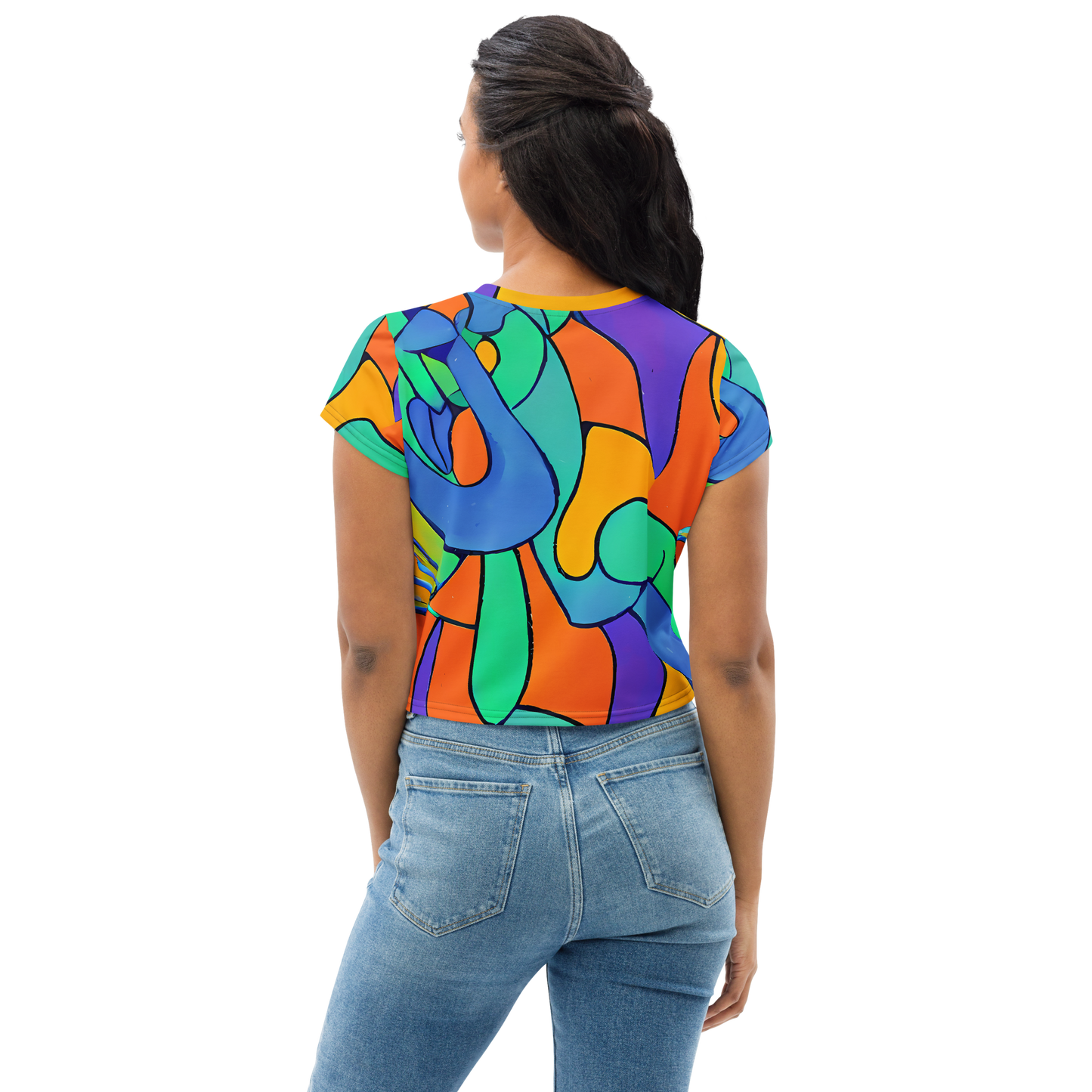 Women's Crop Tee - Archipenko Dream