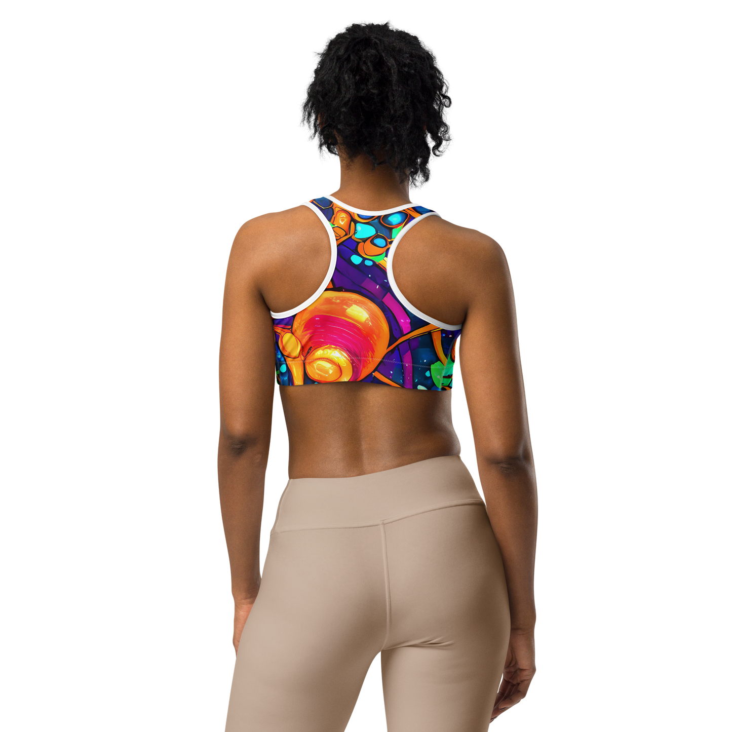 Sports Bra - Iridescent Nebula