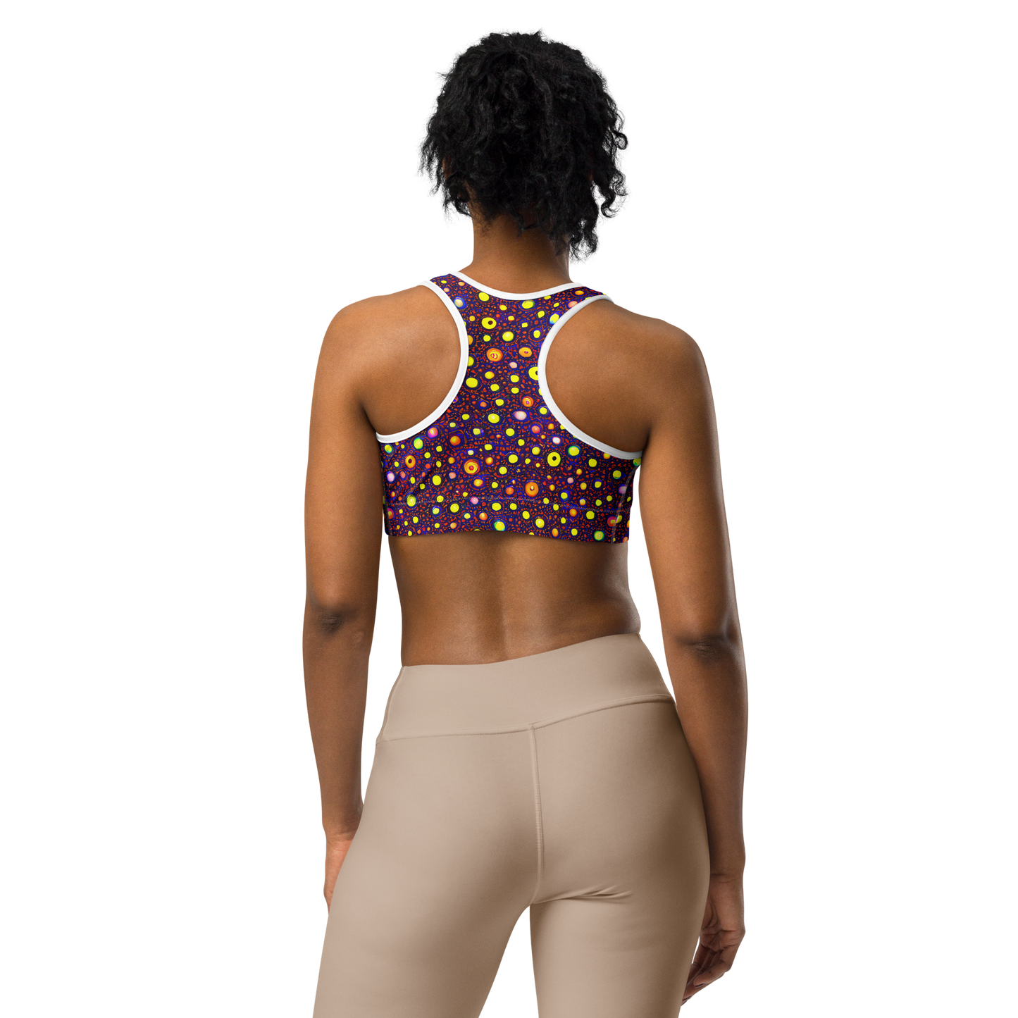 Sports Bra - Cosmic Dotscape