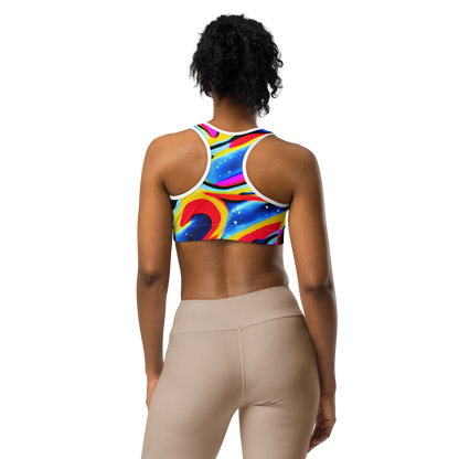 Sports Bra - Electric Dreamscape