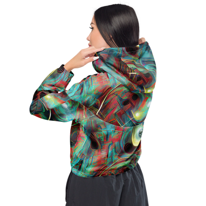 Women's Cropped Windbreaker - Dreamwave