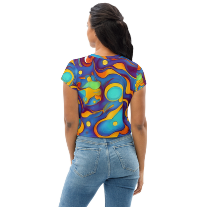 Women's Crop Tee - Pelton Swirl