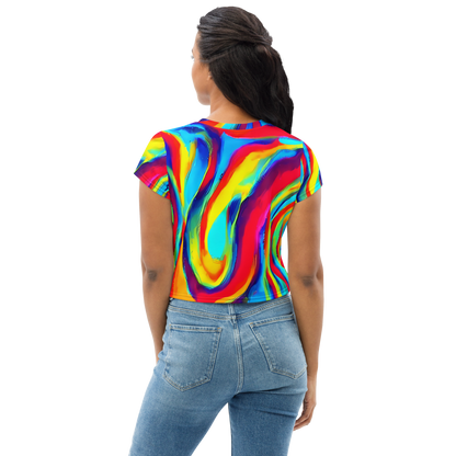 Women's Crop Tee - Stael Swirls