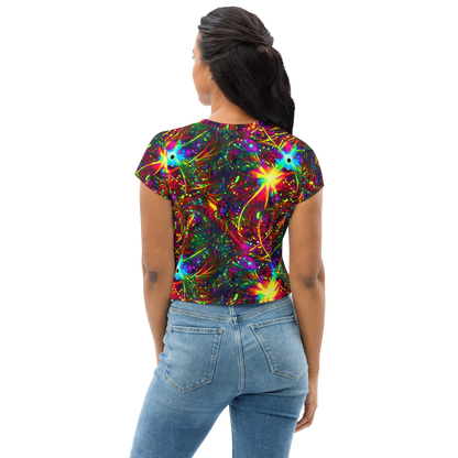 Women's Crop Tee - Stellar Burst