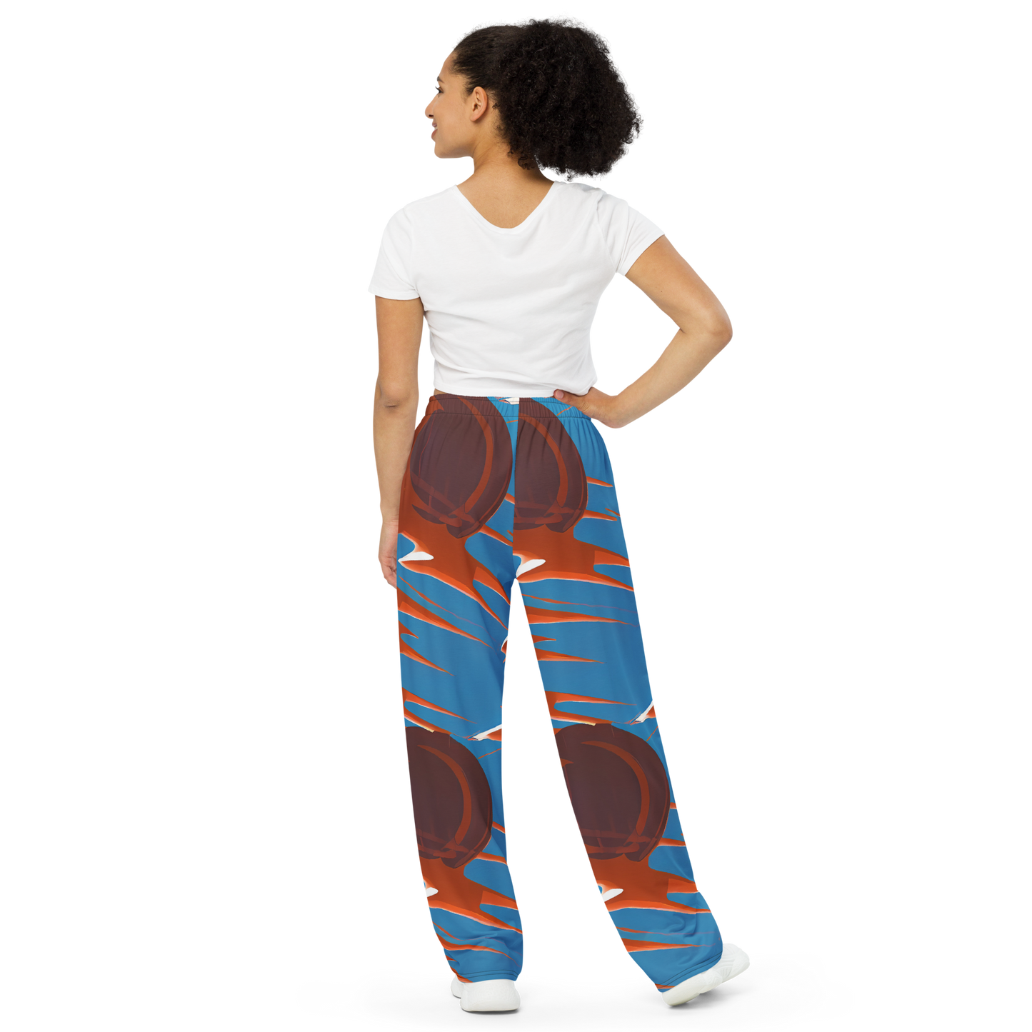 Wide-Leg Pants - Desert Vortex