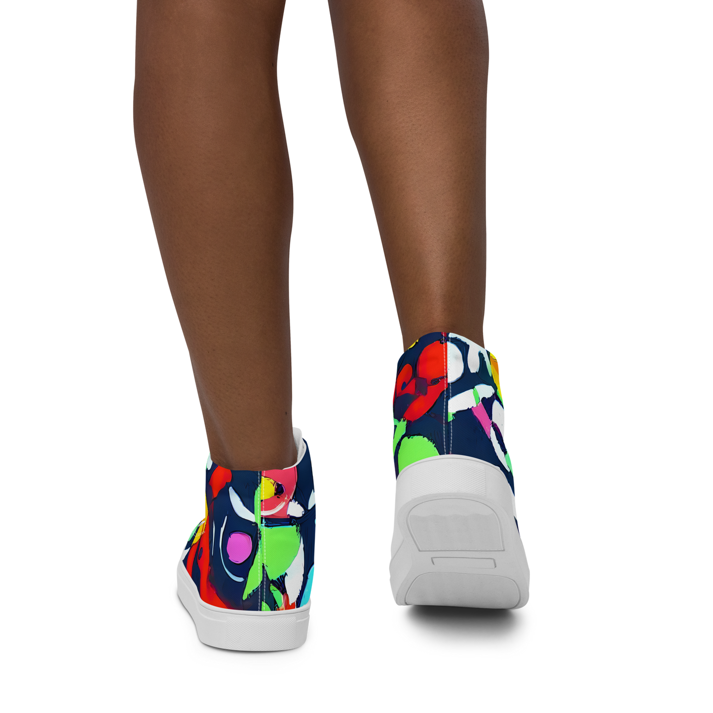 Women's High Top Canvas Shoes - Chagall's Dream