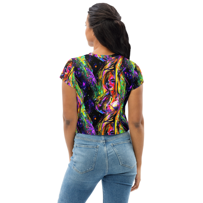 Women's Crop Tee - Galactic Flamenco