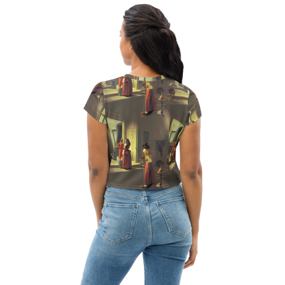 Women's Crop Tee - Surreal Shadows