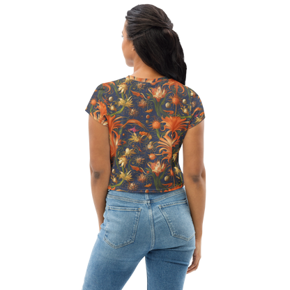 Women's Crop Tee - Stellar Blooms