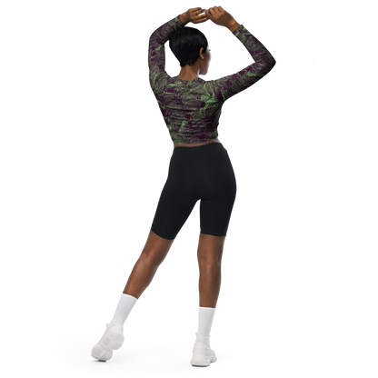 Long Sleeve Crop Top - Knab Whorls