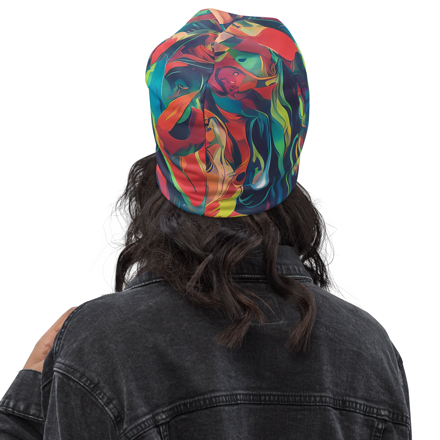 Beanie - Neon Aurora