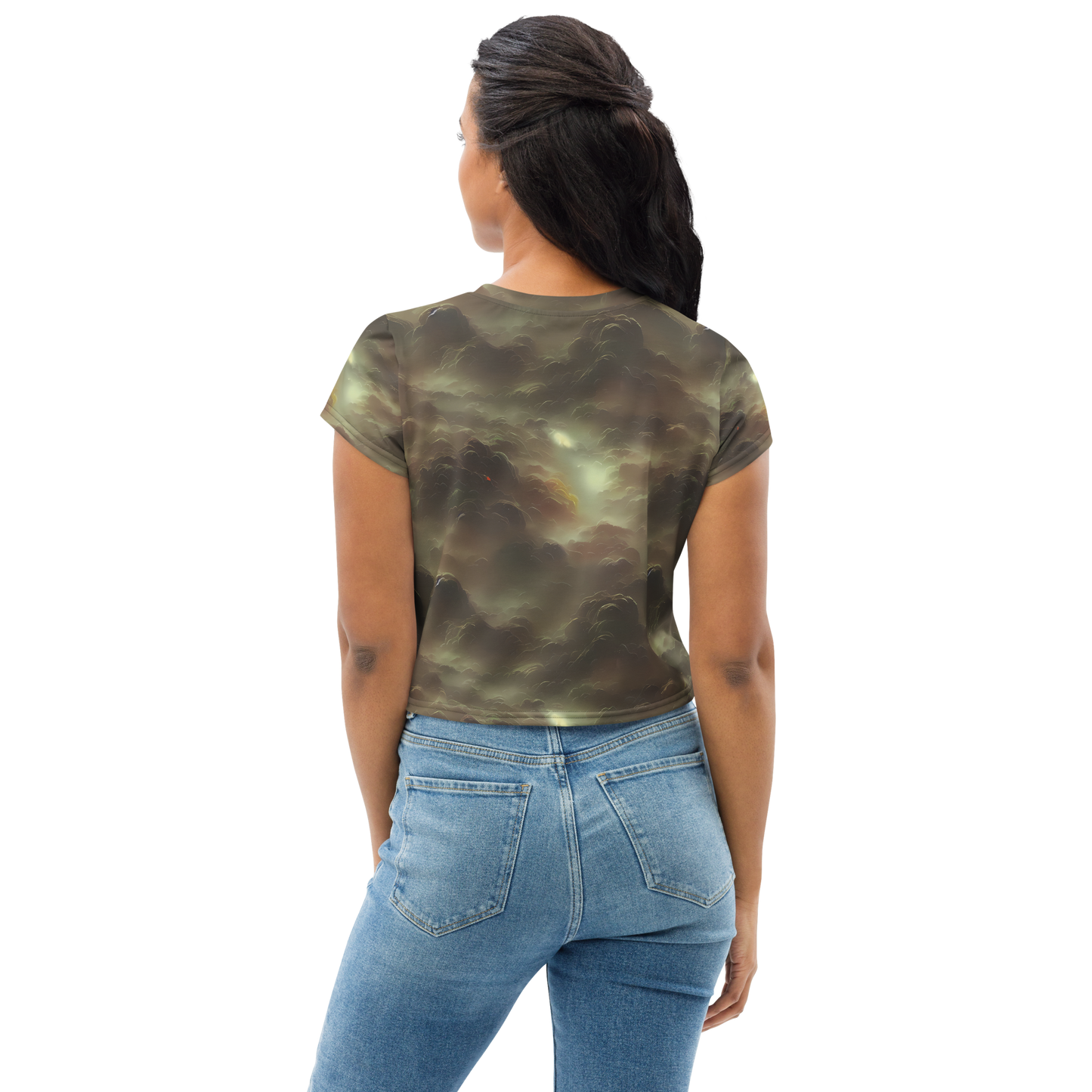 Women's Crop Tee - Celestial Dreamscape