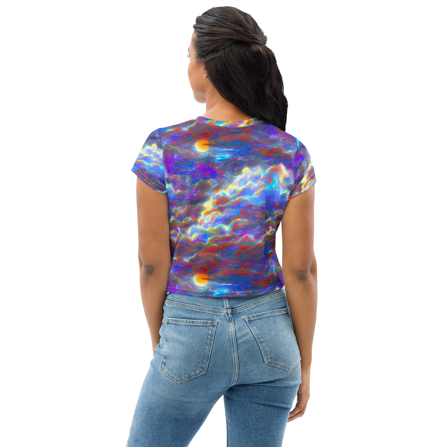 Women's Crop Tee - Orion Ripple