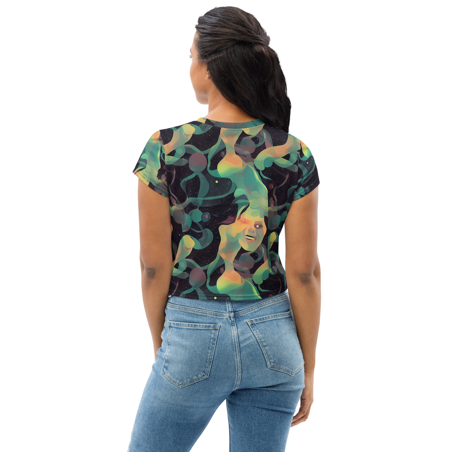 Women's Crop Tee - Astral Rhythms