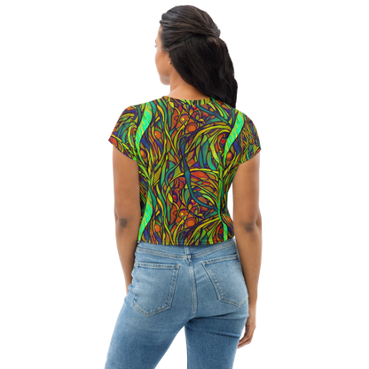 Women's Crop Tee - Cosmic Garden