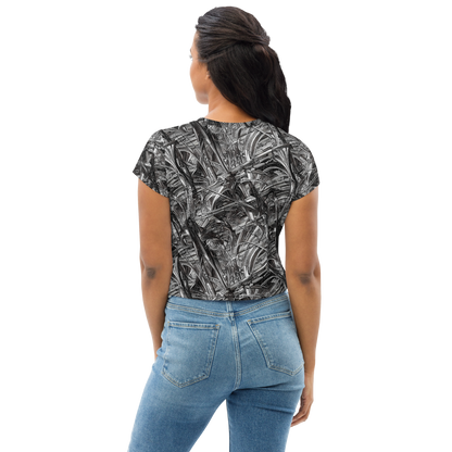 Women's Crop Tee - Gothic Whirlwind