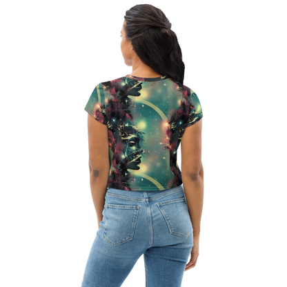 Women's Crop Tee - Galactic Serpent