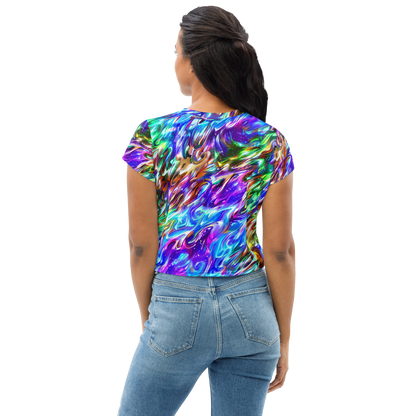 Women's Crop Tee - Faini Whirlwind