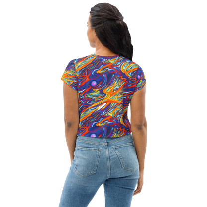 Women's Crop Tee - Galactic Ember