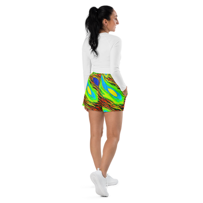 Women’s Athletic Shorts - Hodgkin's Blaze