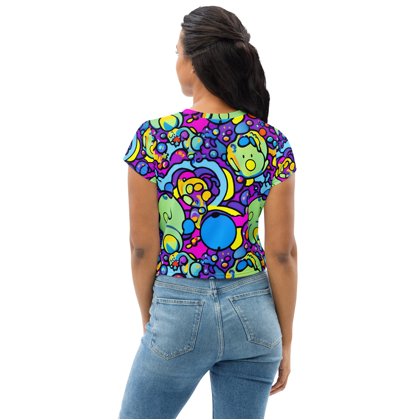 Women's Crop Tee - Enchanted Orbs