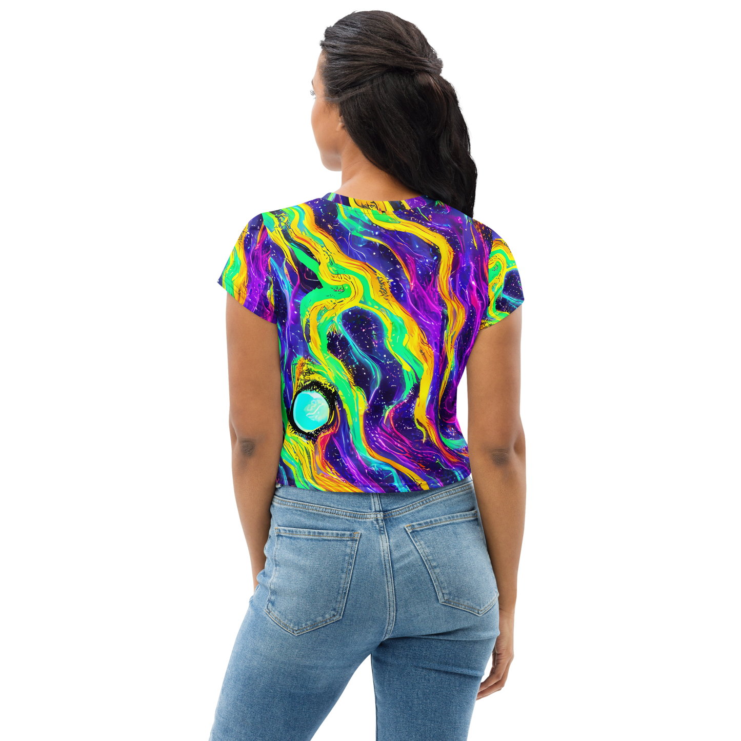 Women's Crop Tee - Jackson Swirl