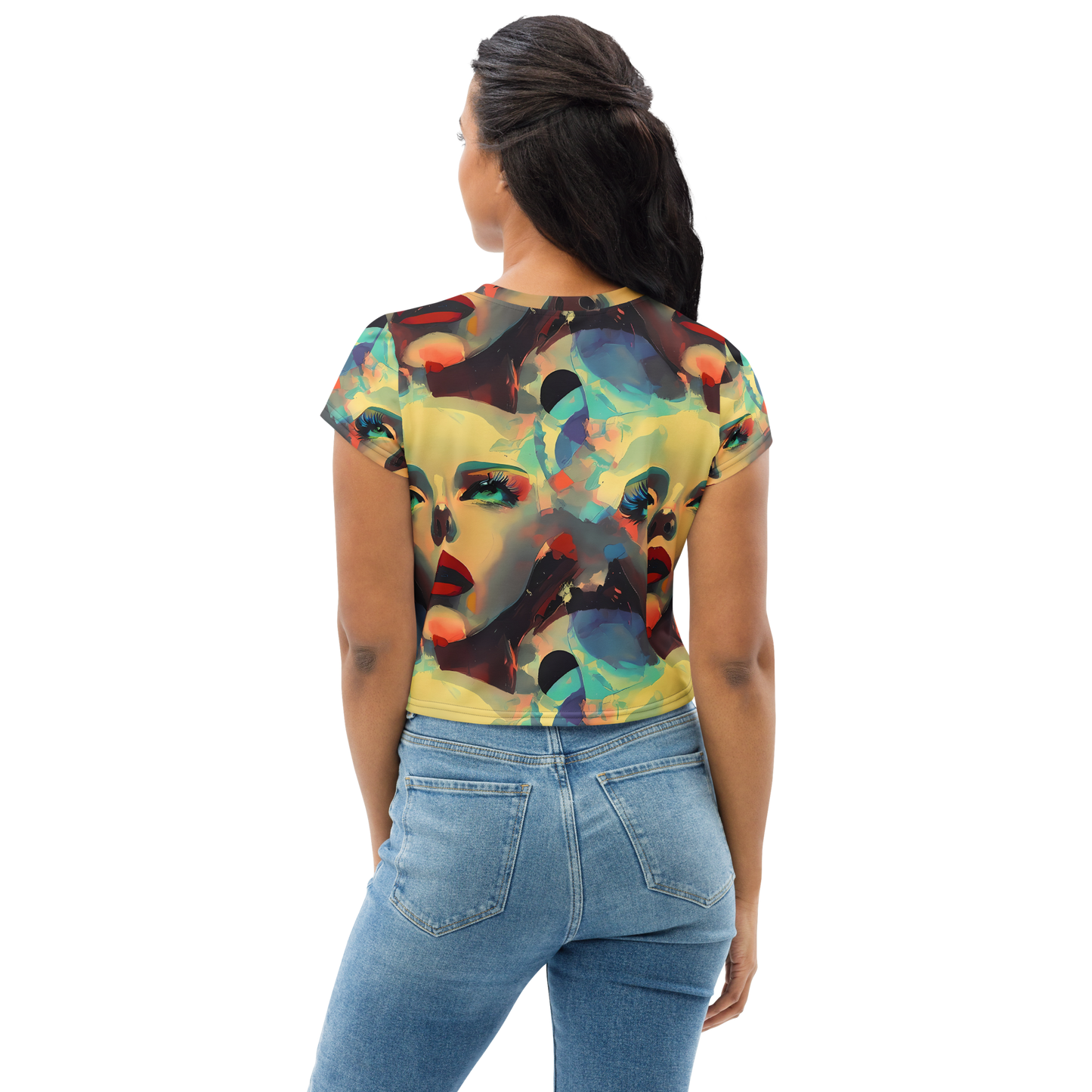 Women's Crop Tee - Astral Reflections