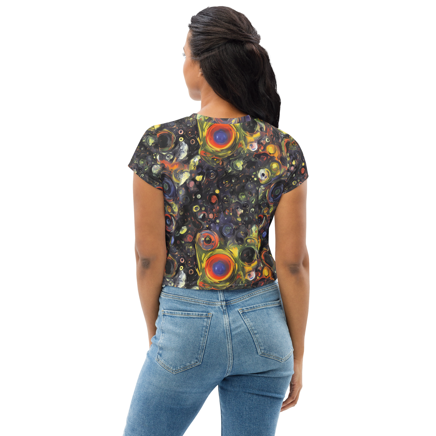 Women's Crop Tee - Stellar Spin