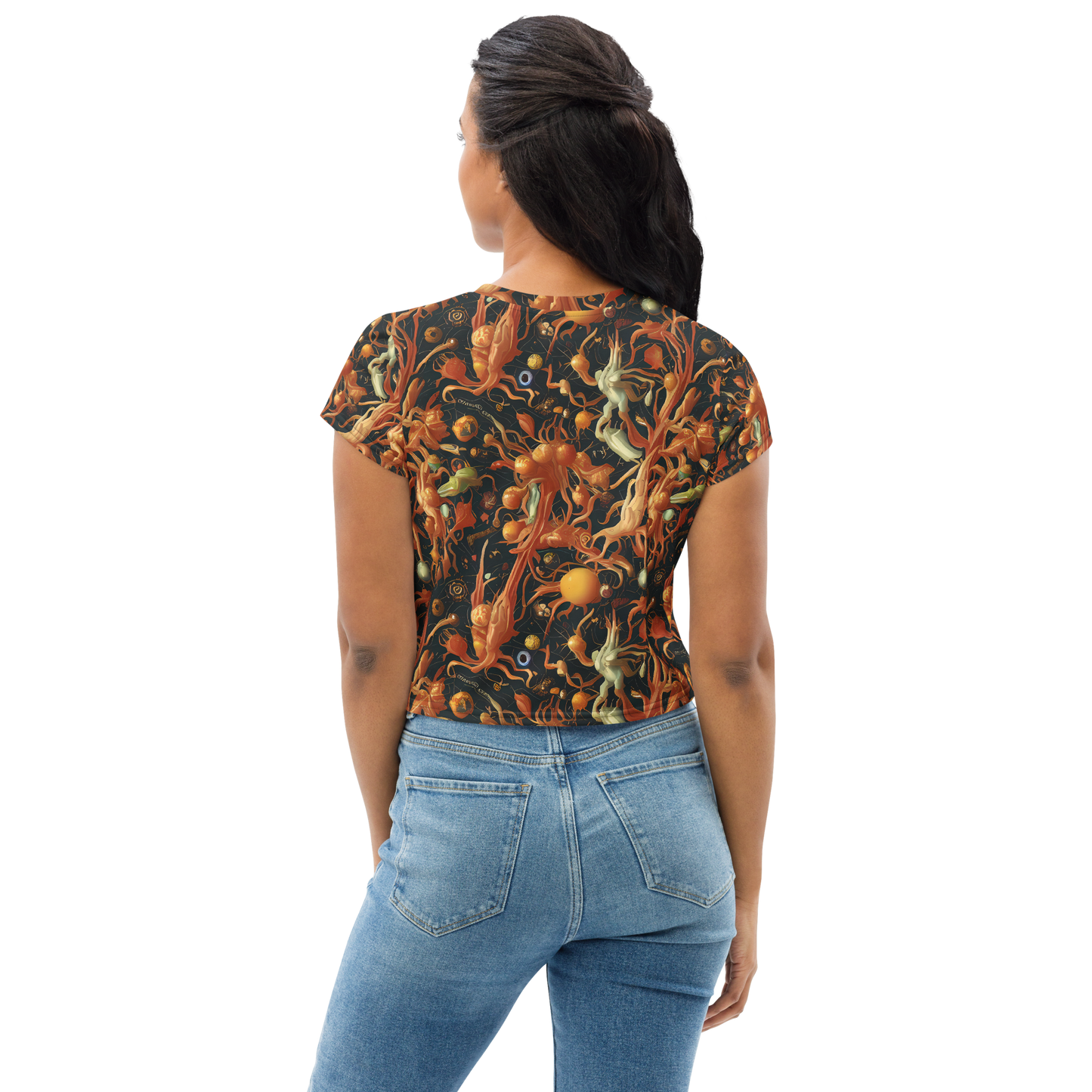 Women's Crop Tee - Bosschaert's Nebula