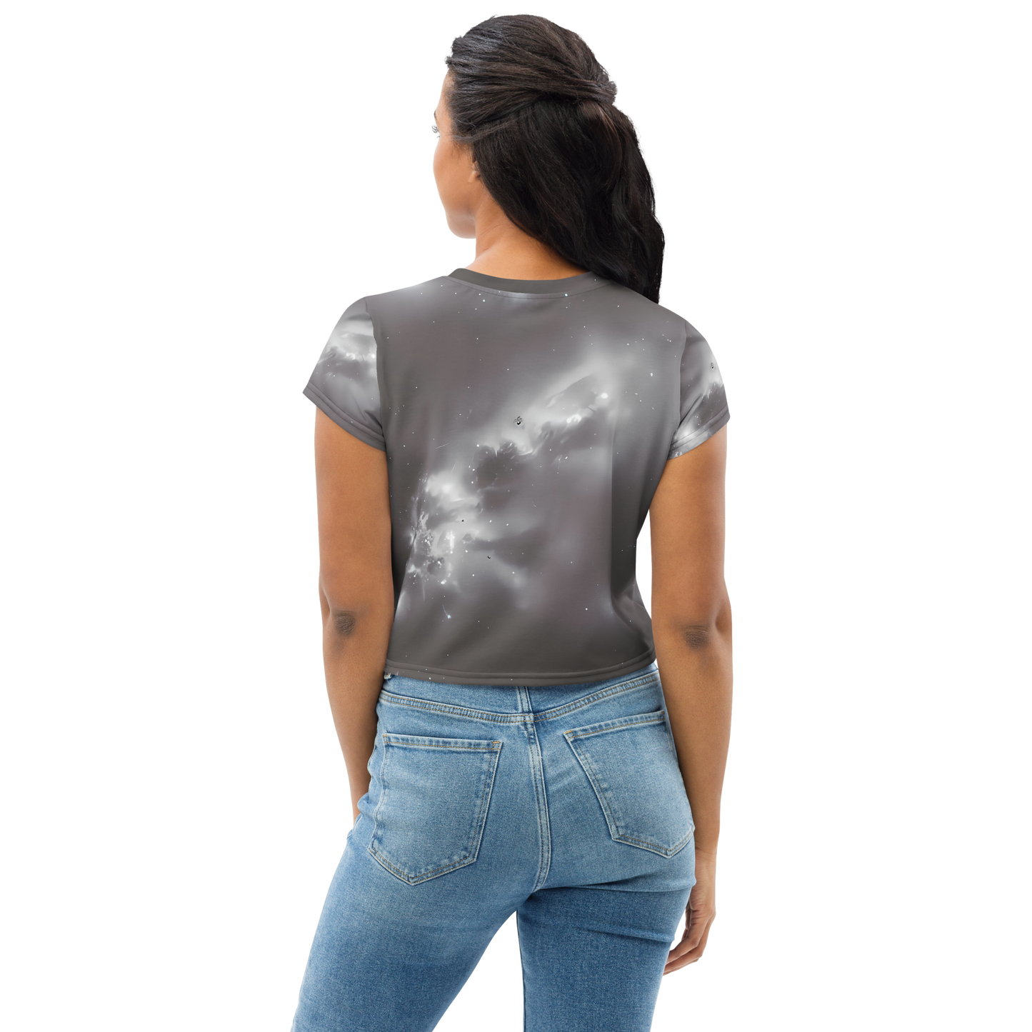 Women's Crop Tee - Silver Nebula