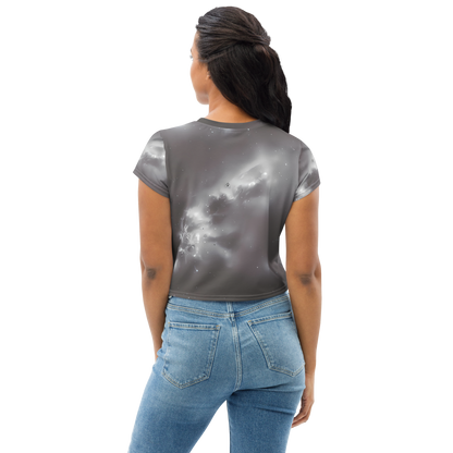 Women's Crop Tee - Silver Nebula