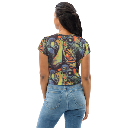 Women's Crop Tee - Cosmic Scream