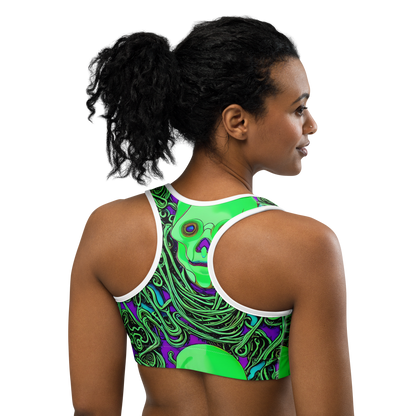 Sports Bra - Ghostly Labyrinth