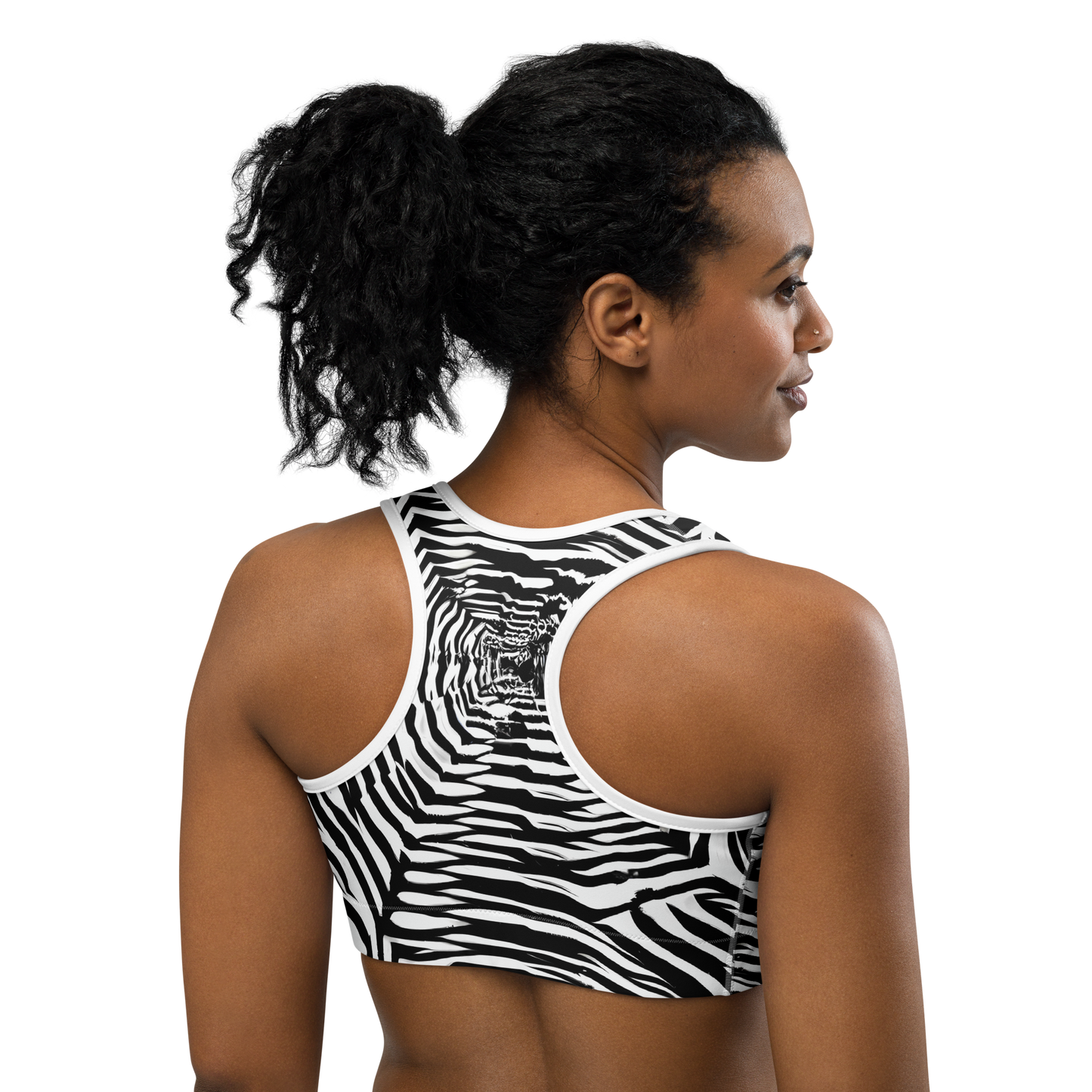 Sports Bra - Shadowed Illusions