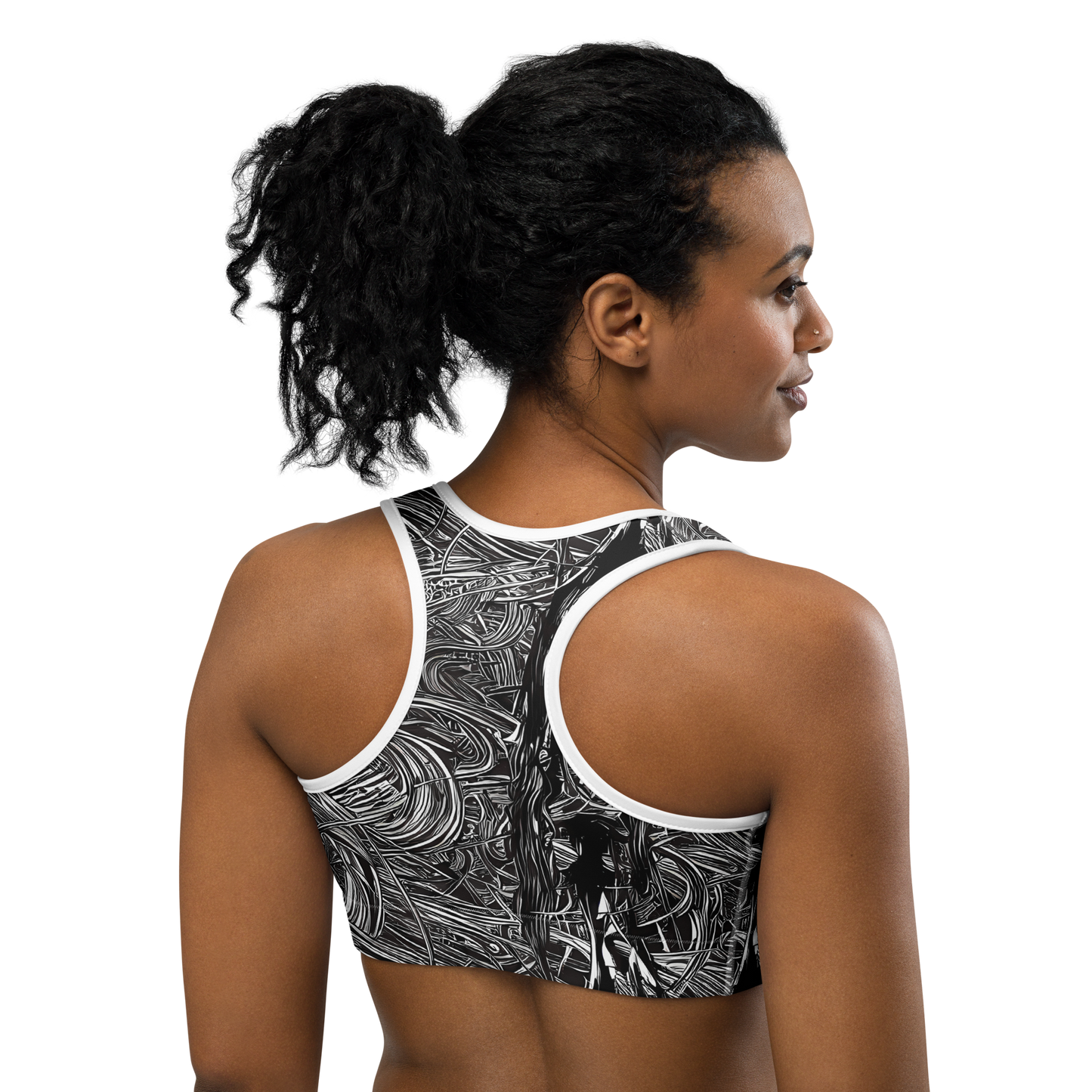 Sports Bra - Mesmeric Tangles