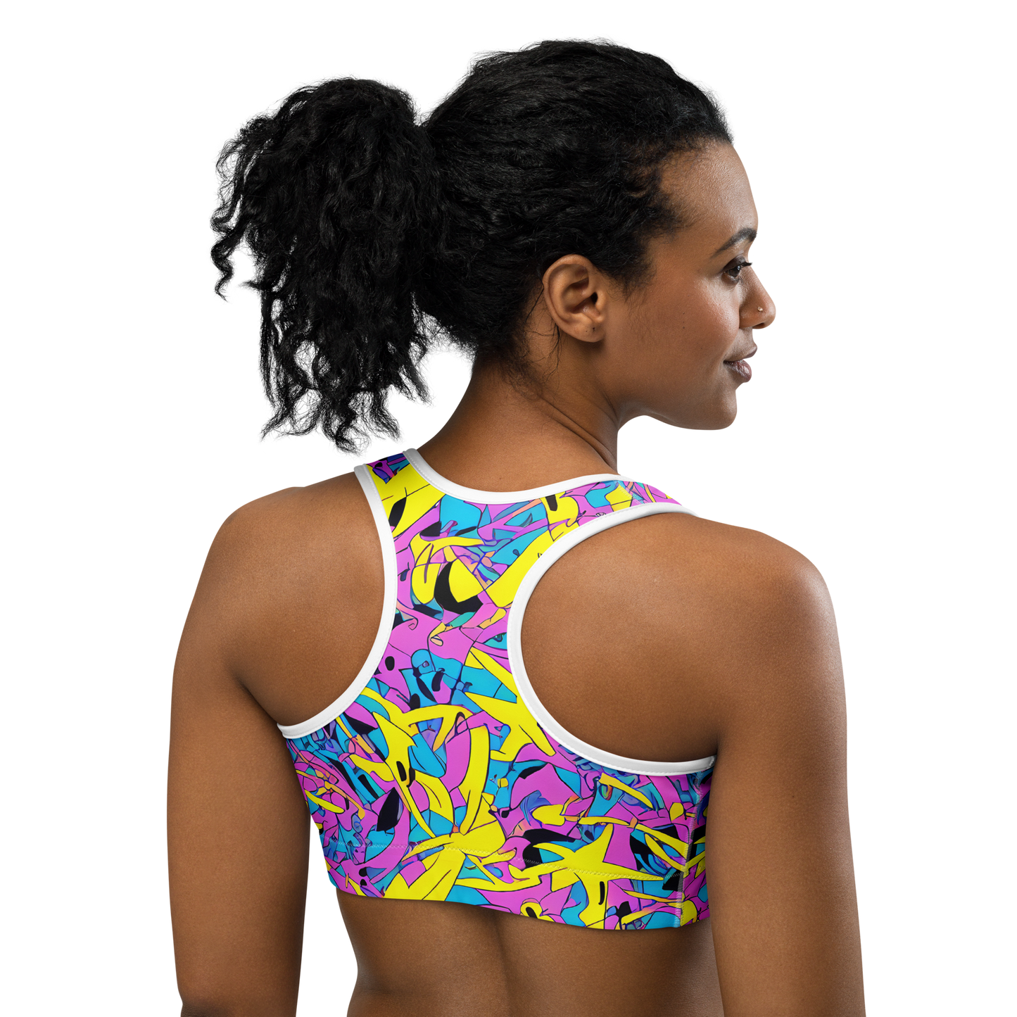 Sports Bra - Neon Jive