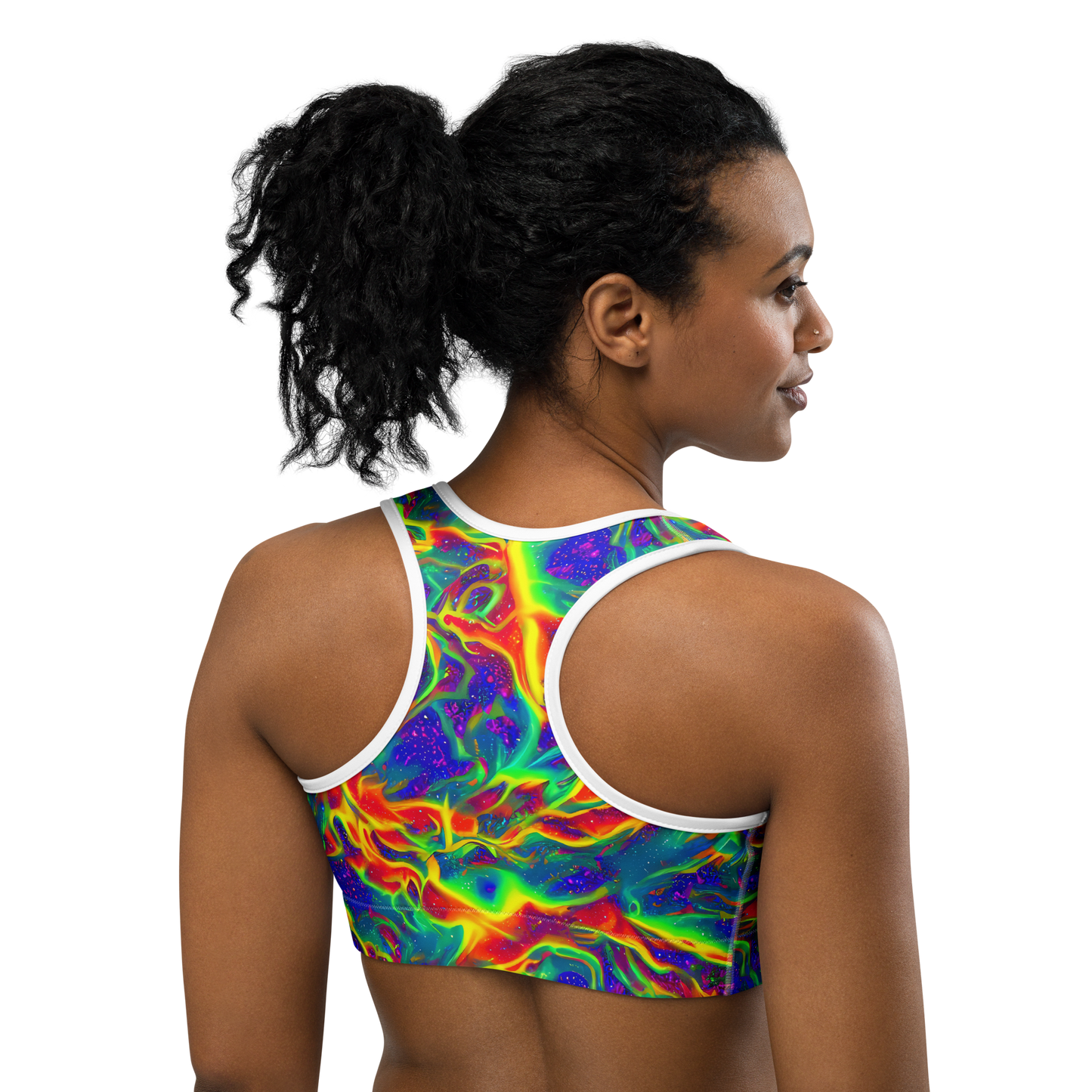 Sports Bra - Nebula Symphony