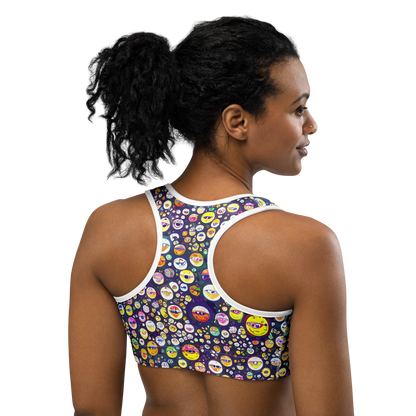 Sports Bra - Whimsical Eyescape