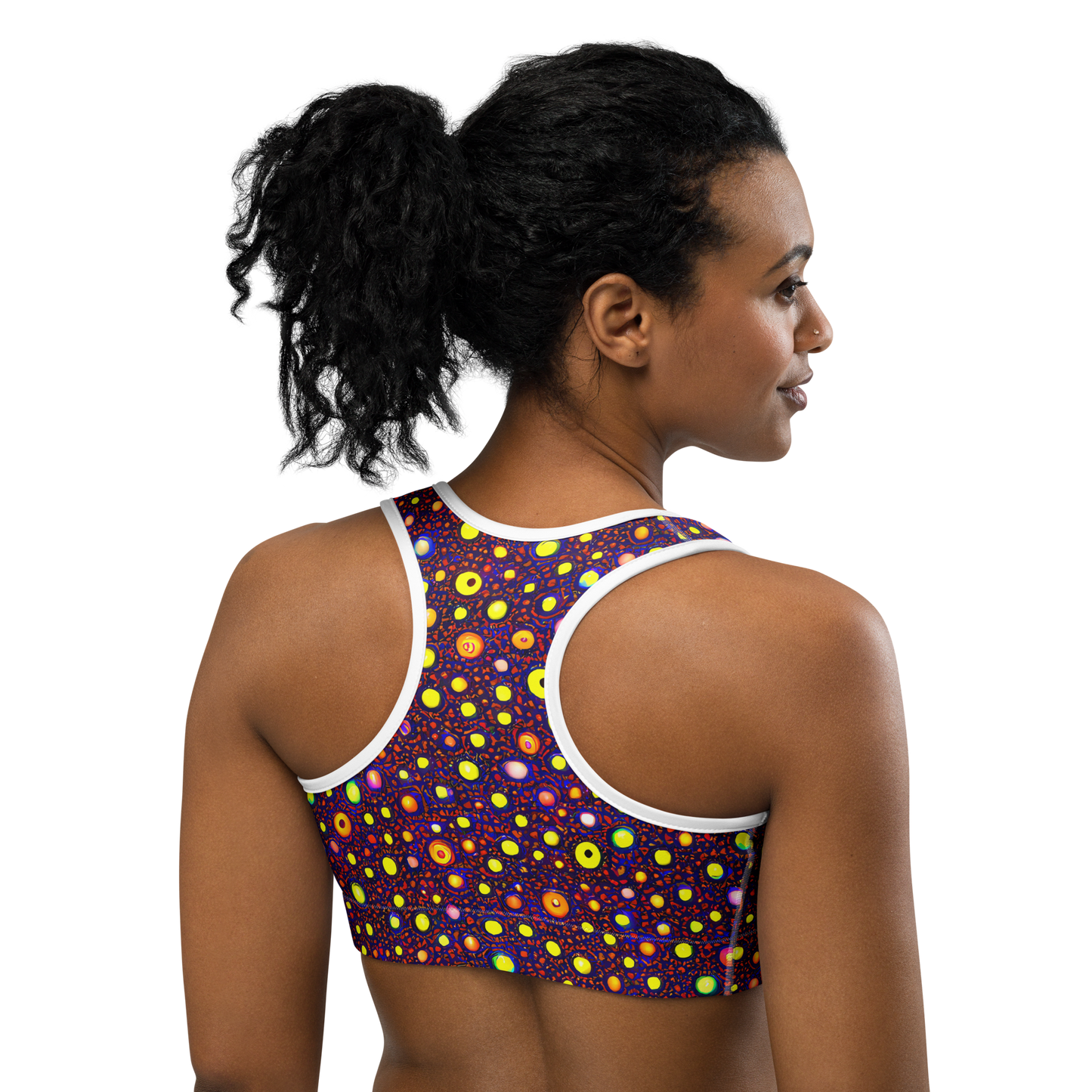 Sports Bra - Cosmic Dotscape