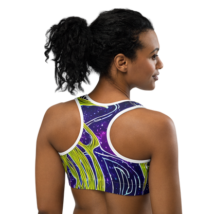 Sports Bra - Celestial Scribbles