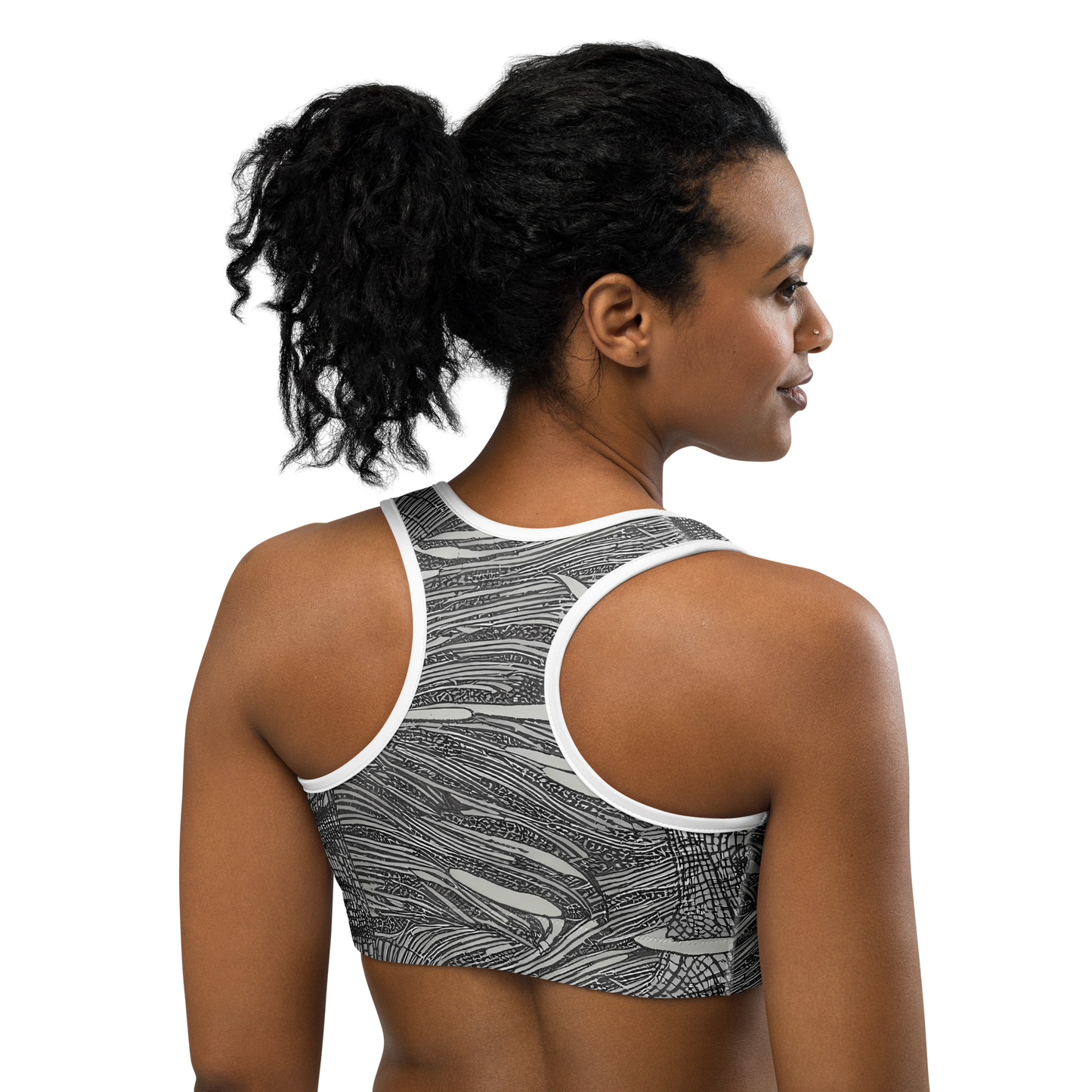 Sports Bra - Sable Currents