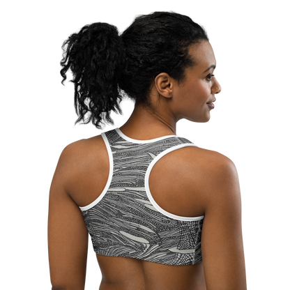 Sports Bra - Sable Currents