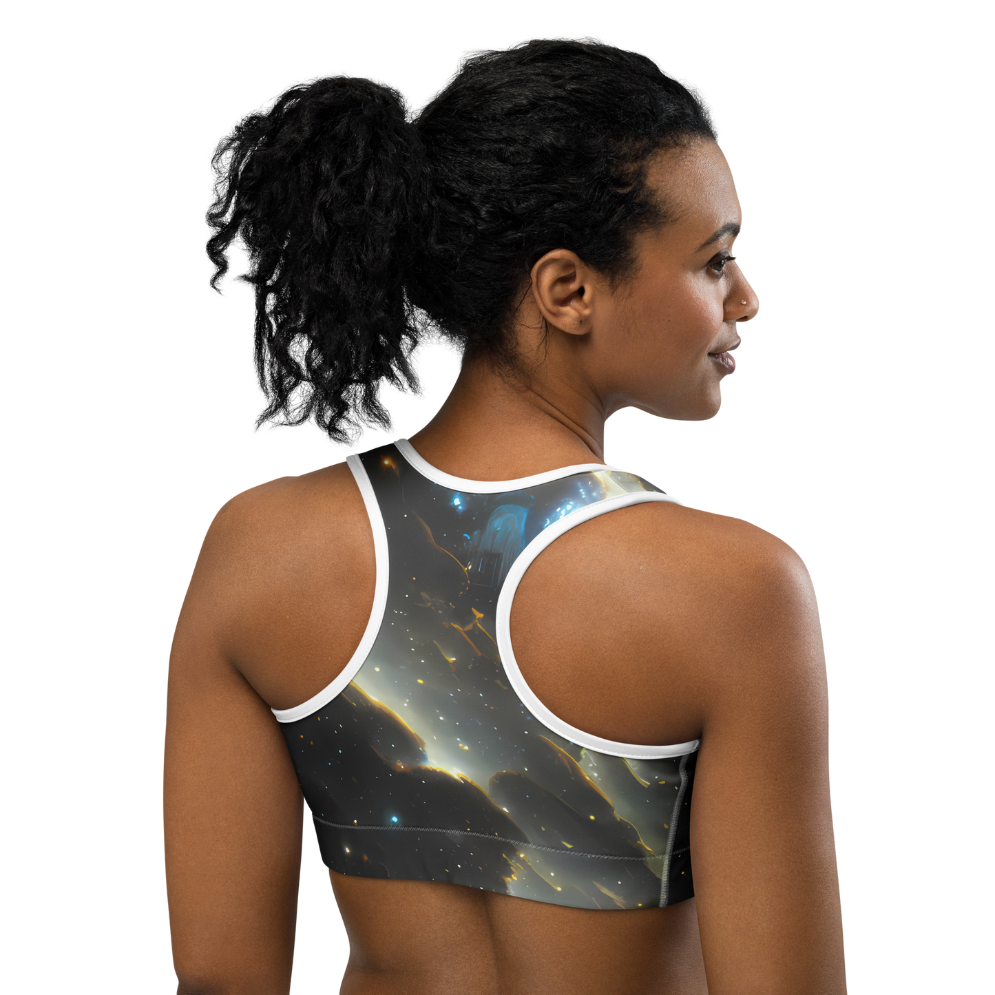 Sports Bra - Rutkowski Nebula